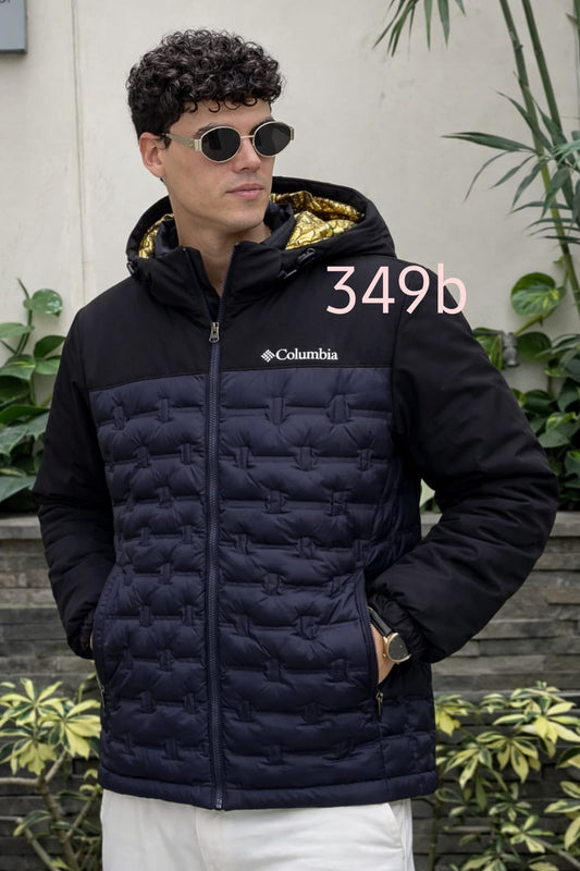 Casaca columbia pluma de ganzo hombre