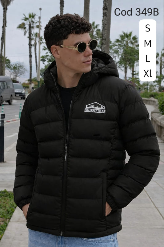 Casaca columbia pluma de ganzo hombre