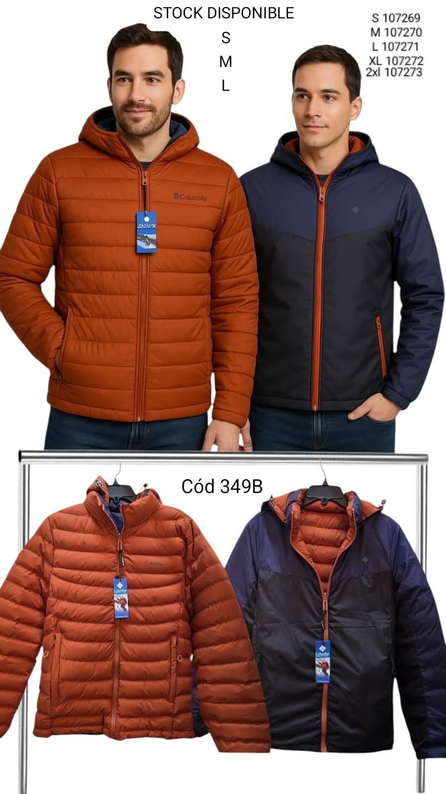 Casaca Reversible para Hombre 2 en 1 ( Abrigo con micropolar)