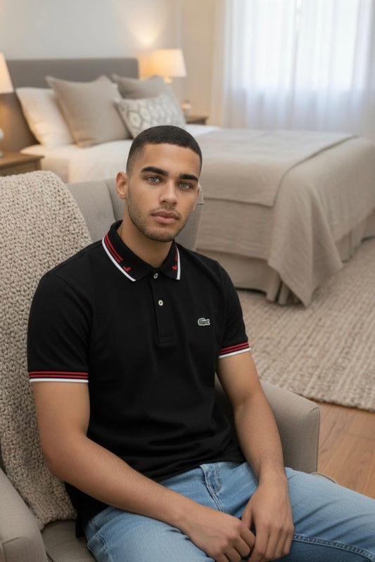 Camisero Lacoste algodón pique