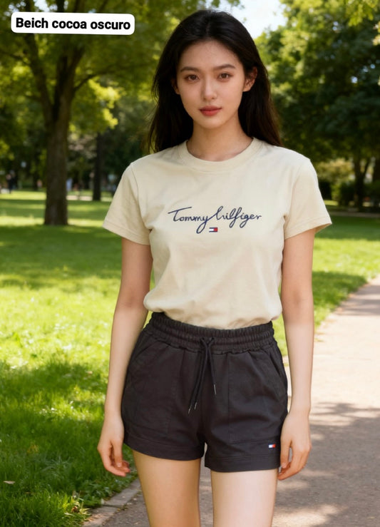 Conjunto Short + polo Tommy Hilfiger