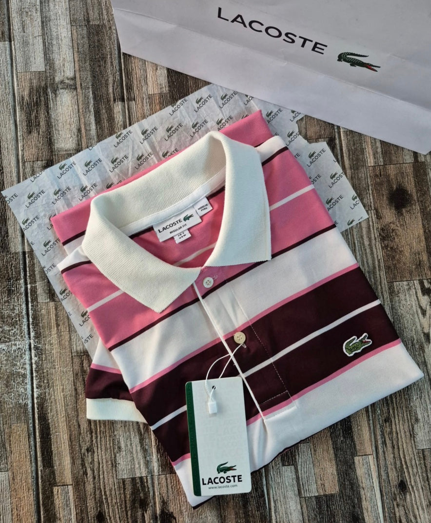 Camisero Lacoste algodón pique