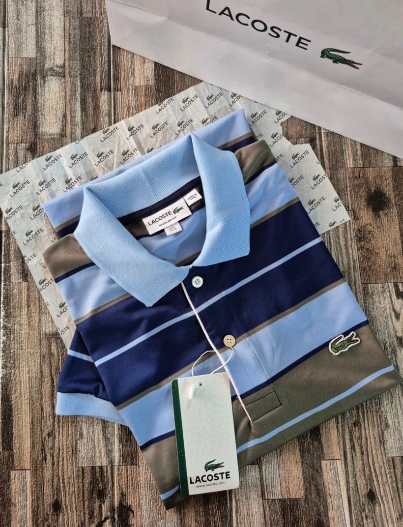 Camisero Lacoste algodón pique