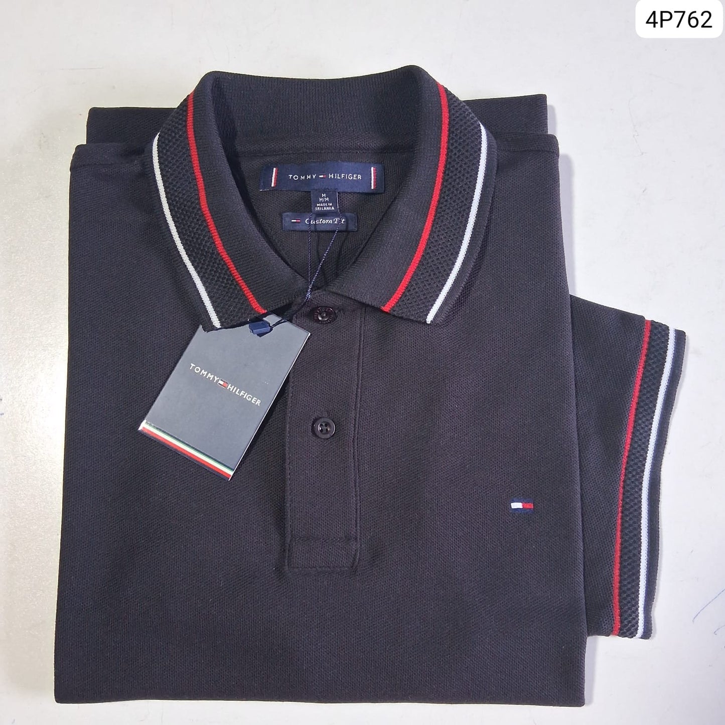 Camisero Tommy H algodón piqué