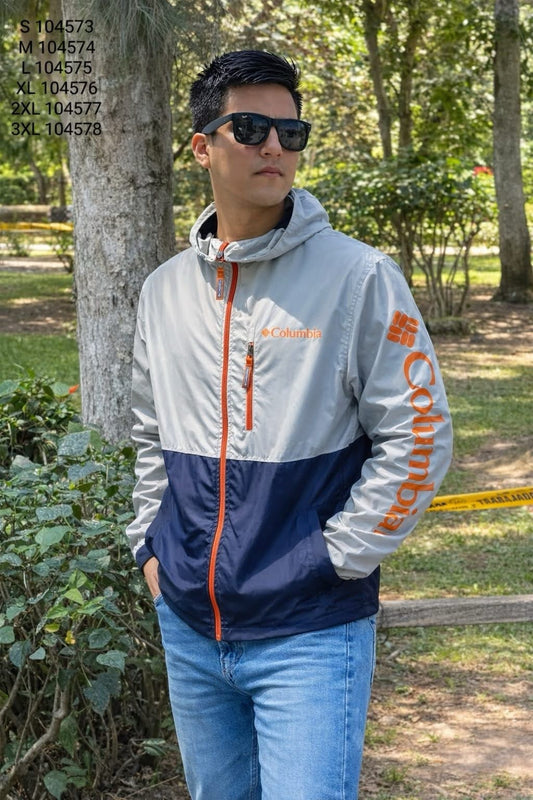Cortaviento Columbia impermeable con capucha