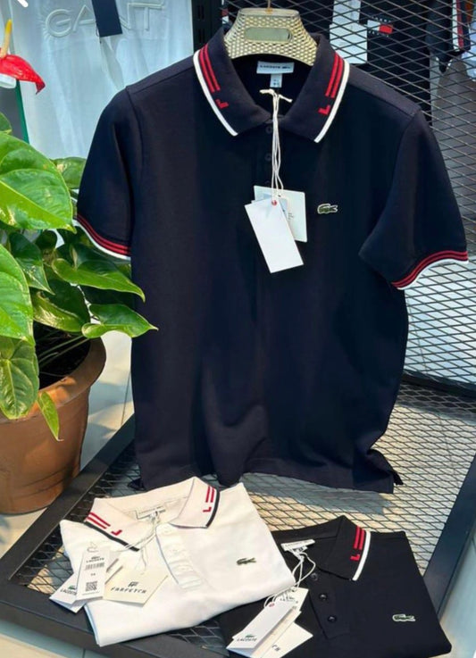 Camisero Lacoste algodón pique