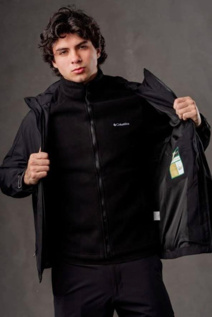 Casaca Reversible para Hombre 2 en 1 ( Abrigo con micropolar)