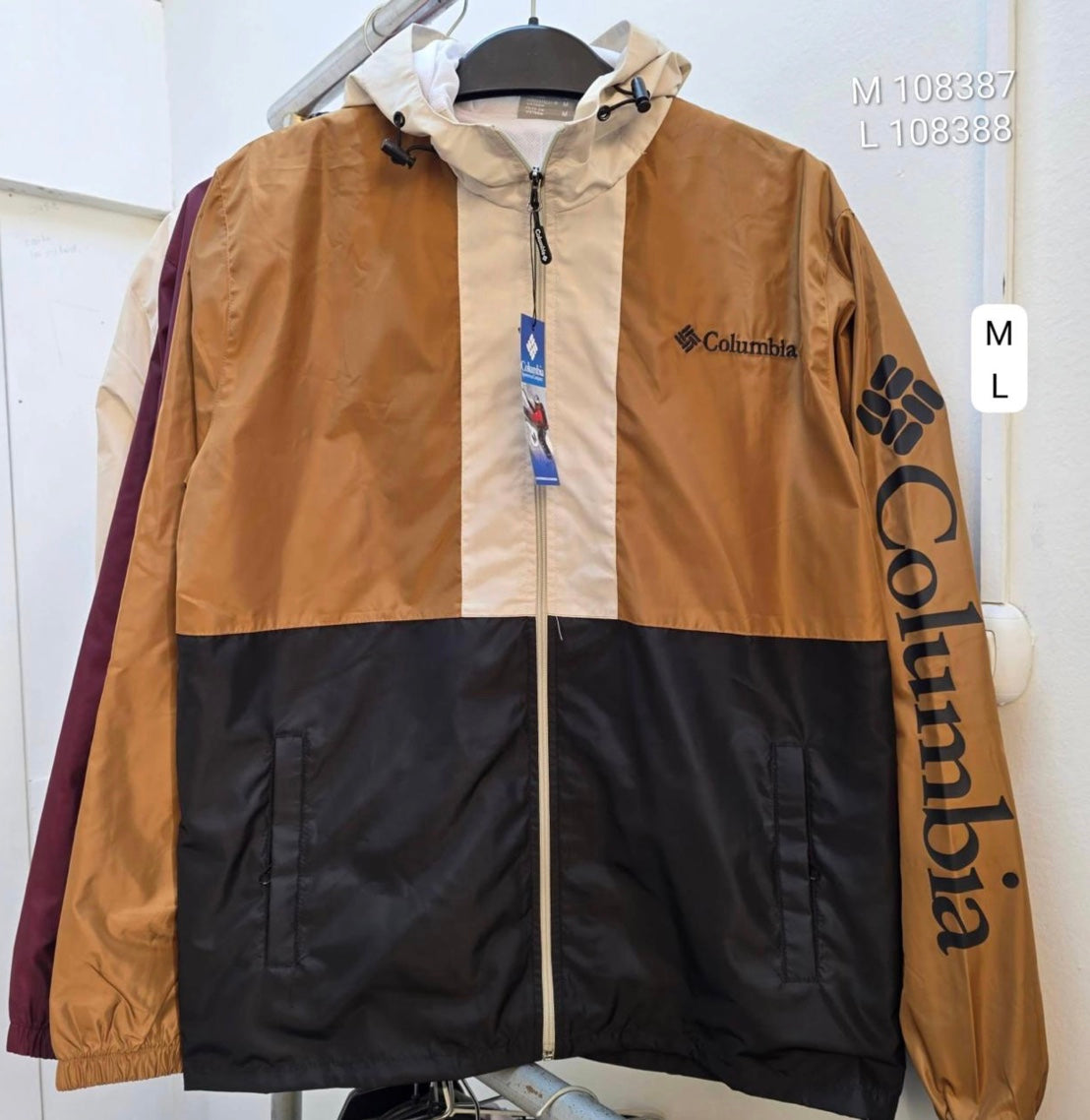 Cortaviento Columbia impermeable con capucha