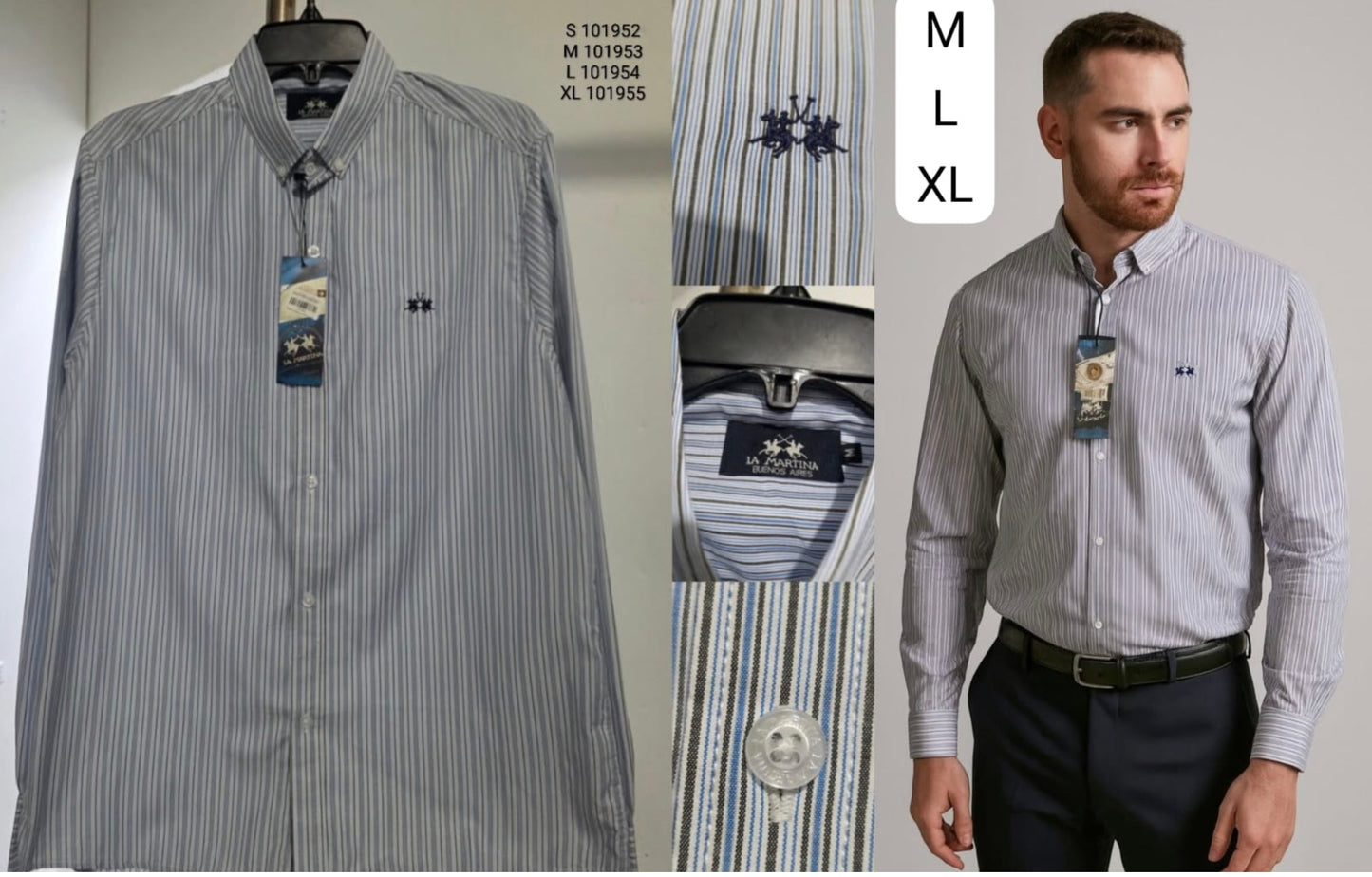 Camisa La Martina  manga larga