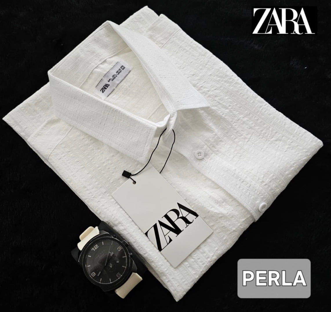 Camisa Zara manga corta