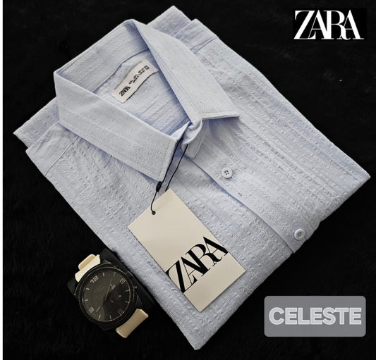 Camisa Zara manga corta
