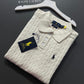 Polo Camisero Ralph en hilo tejido trenzado