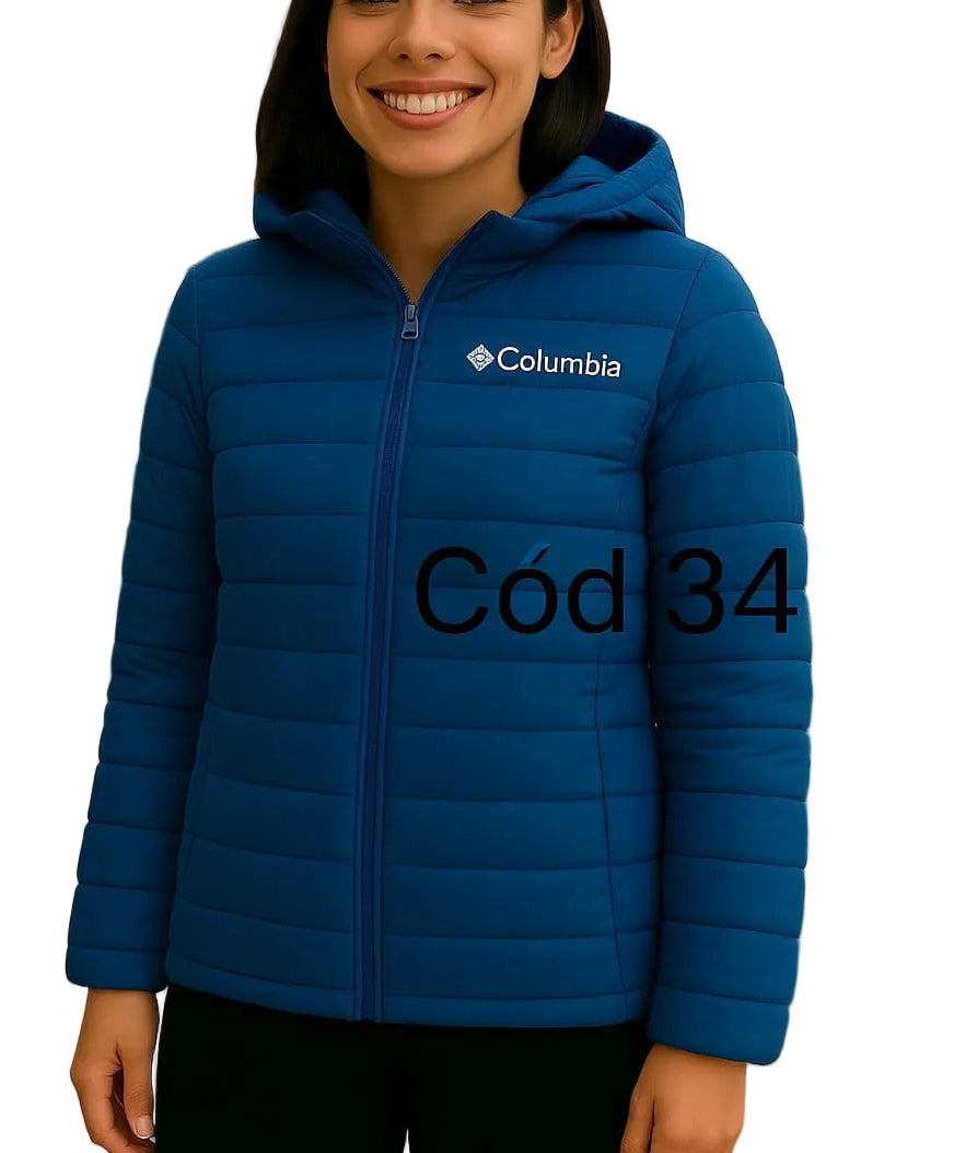 Casaca columbia de pluma de ganzo DAMA