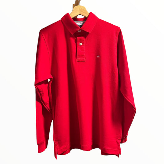 Manga larga Tommy H rojo - Talla M