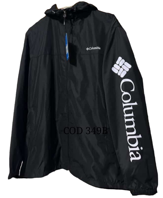 Casaca columbia con capucha impermeable