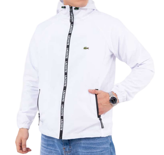 Casaca Lacoste impermeable con capucha