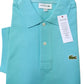 Lacoste camisero verde agua manga corta