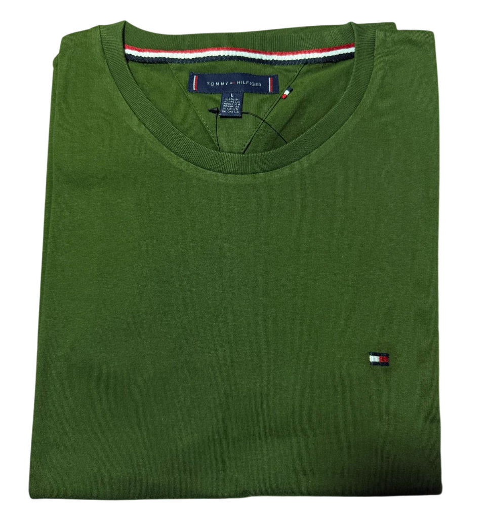 Polo Tommy Hilfiger verde militar