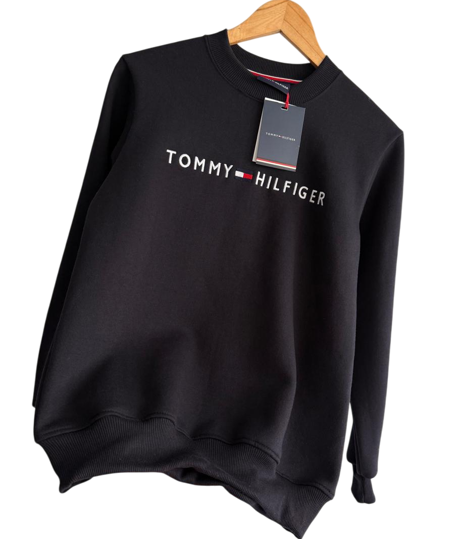 Sudadera Tommy H azul dama