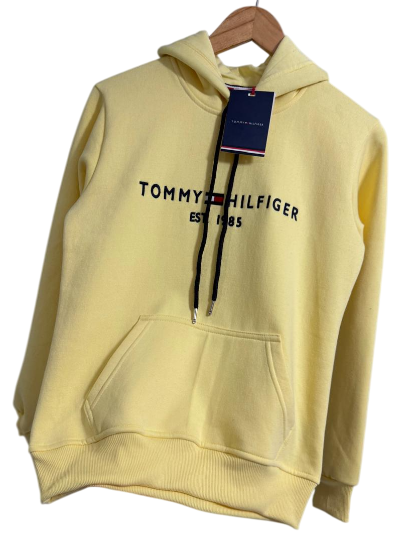 Polera Tommy H con capucha para dama