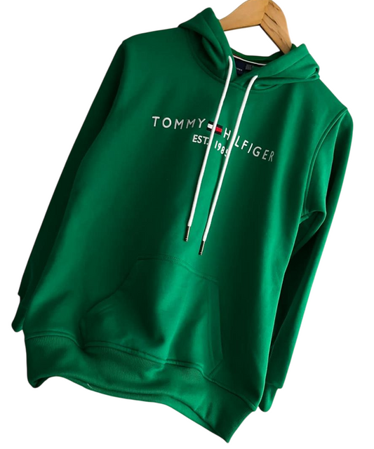 Polera Tommy H con capucha para dama
