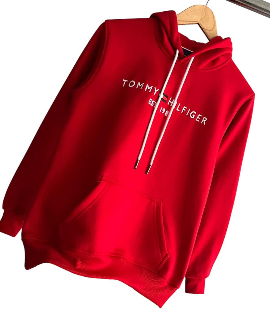 Polera Tommy H con capucha para dama