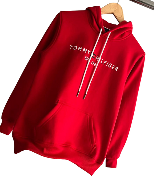 Polera Tommy H con capucha para dama