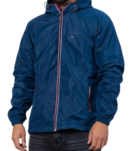 Casaca Tommy H con capucha impermeable