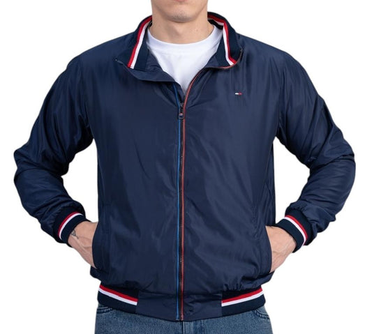 Casaca Tommy acolchada impermeable color azul