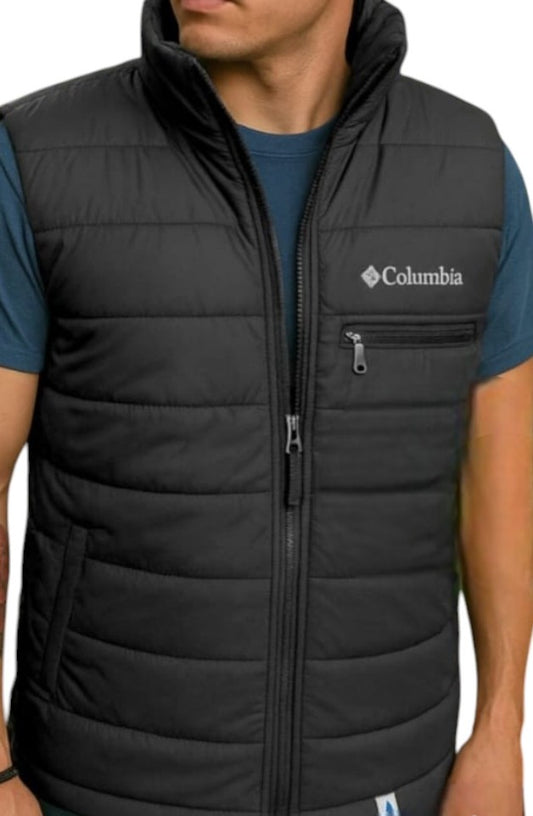 Chaleco Columbia importado plomo oscuro
