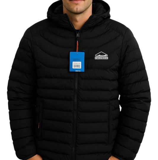 Casaca columbia pluma de ganzo hombre