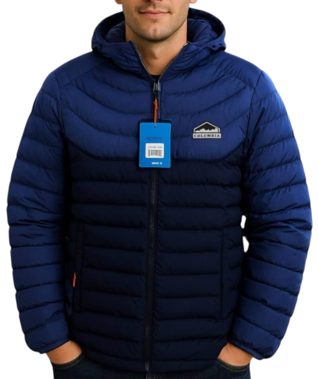 Casaca columbia pluma de ganzo hombre