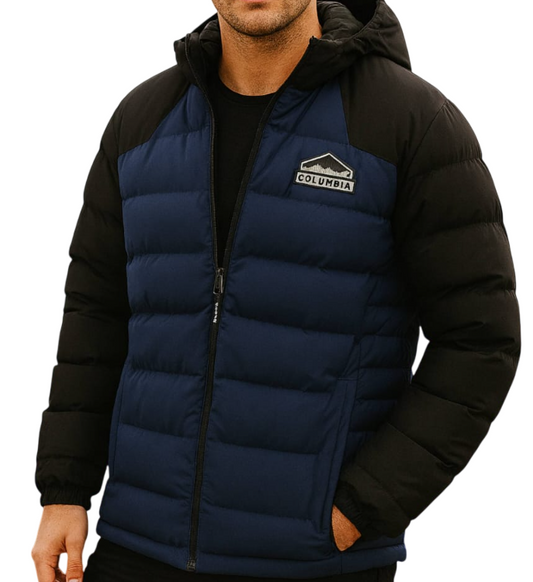 Casaca columbia pluma de ganzo hombre