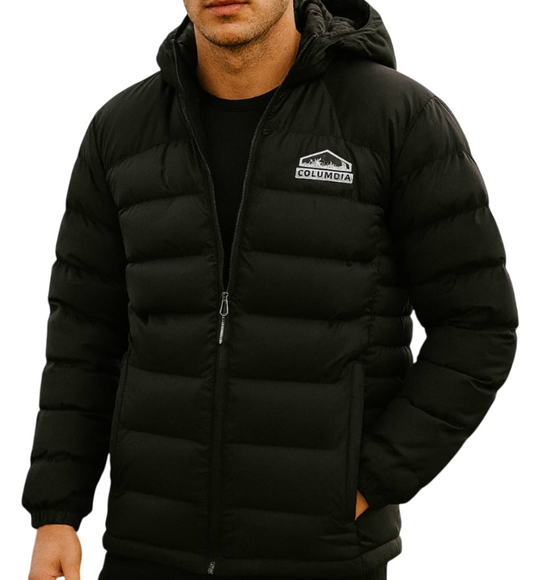 Casaca columbia pluma de ganzo hombre