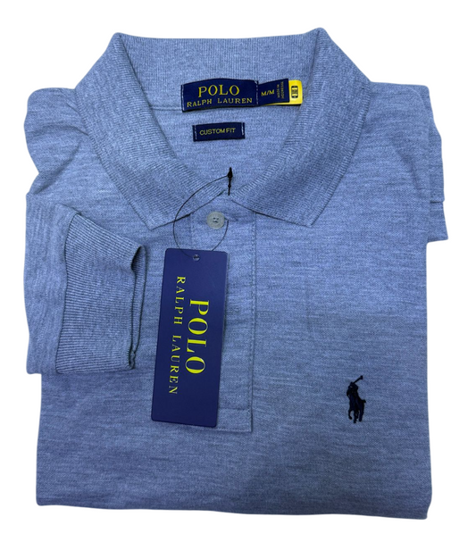 Camisero manga larga Ralph Lauren gris