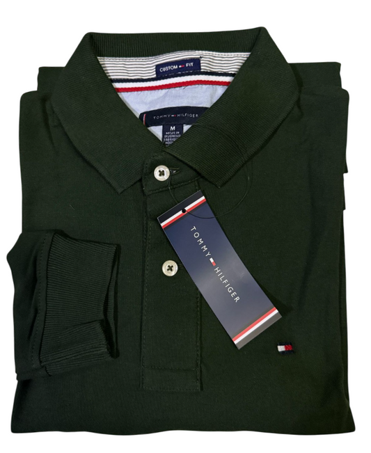 Camisero manga larga Ralph Lauren verde militar