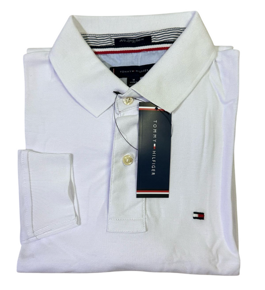 Camisero manga larga Tommy Hilfiger blanco