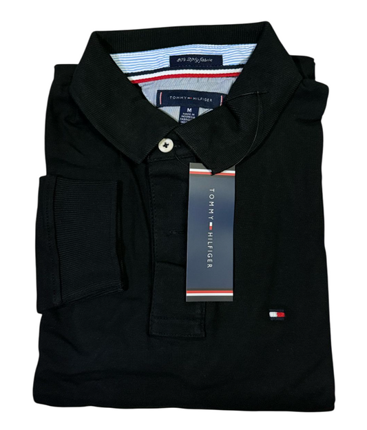 Camisero manga larga Tommy Hilfiger negro