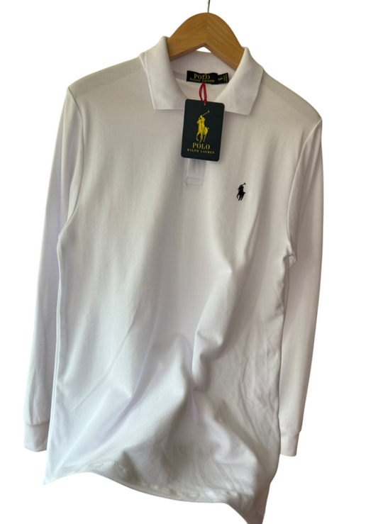 Camisero manga larga Ralph Lauren blanco