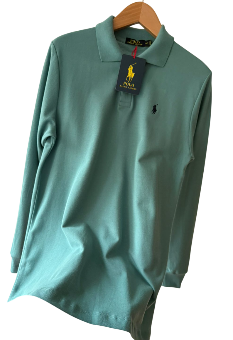 Camisero manga larga Ralph Lauren cemento