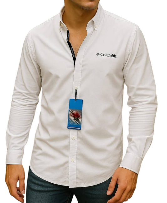 Camisas Columbia para caballero manga larga