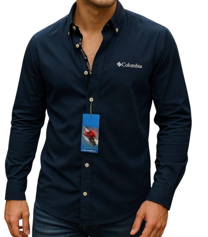 Camisas Columbia para caballero manga larga