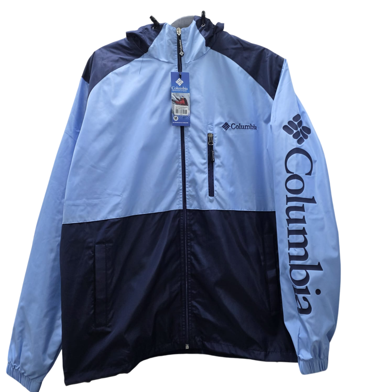 Cortaviento Columbia impermeable con capucha