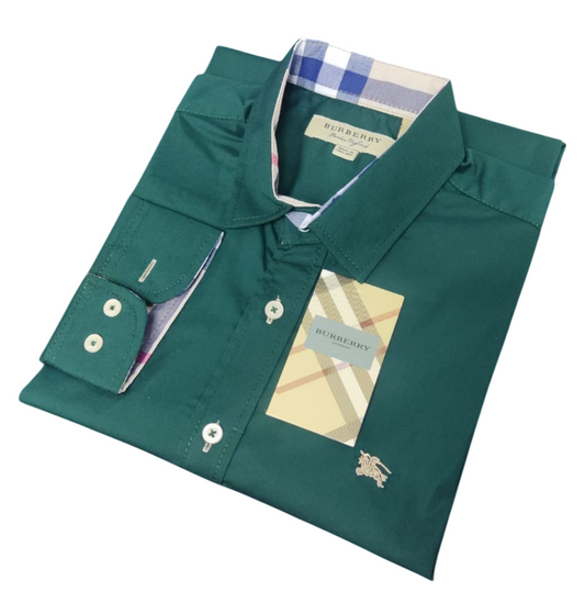 Camisa Burburry para caballero manga larga