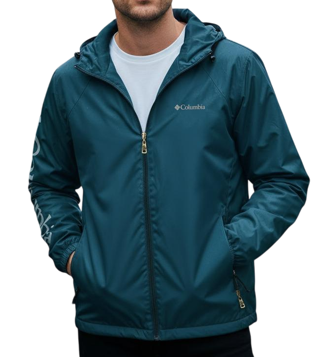 Cortaviento Columbia con capucha impermeable