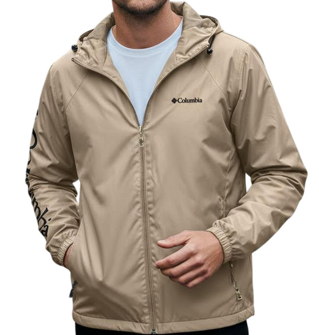 Cortaviento Columbia con capucha impermeable