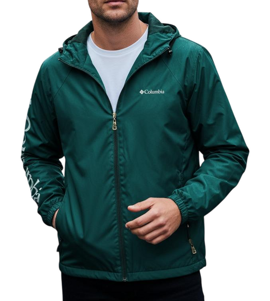 Cortaviento Columbia con capucha impermeable