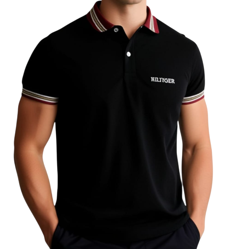 Camisero Tommy H algodón piqué