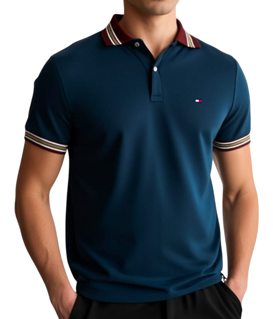 Camisero Tommy H algodón piqué