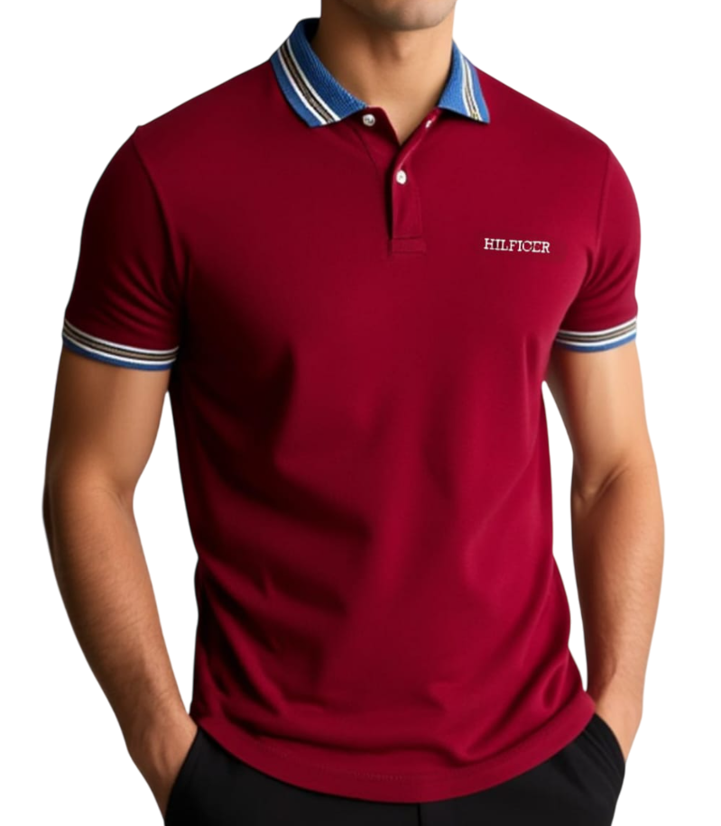 Camisero Tommy H algodón piqué